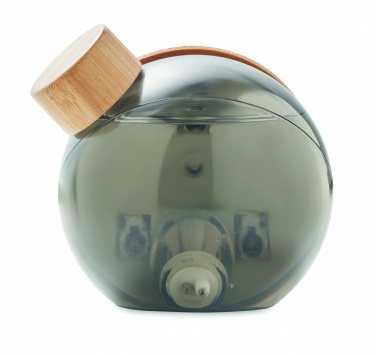 Logo trade promotional items image of: Water powered bamboo LCD clock